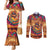 Mexico Day Of The Dead Couples Matching Mermaid Dress and Long Sleeve Button Shirt Día de los Muertos Catrina - Wonder Print Shop