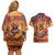 Mexico Day Of The Dead Couples Matching Off Shoulder Short Dress and Hawaiian Shirt Día de los Muertos Catrina - Wonder Print Shop