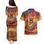 Mexico Day Of The Dead Couples Matching Puletasi and Hawaiian Shirt Día de los Muertos Catrina - Wonder Print Shop