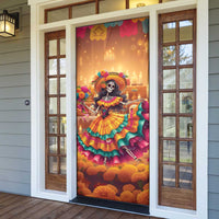 Mexico Day Of The Dead Door Cover Día de los Muertos Catrina - Wonder Print Shop