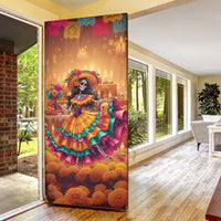 Mexico Day Of The Dead Door Cover Día de los Muertos Catrina - Wonder Print Shop