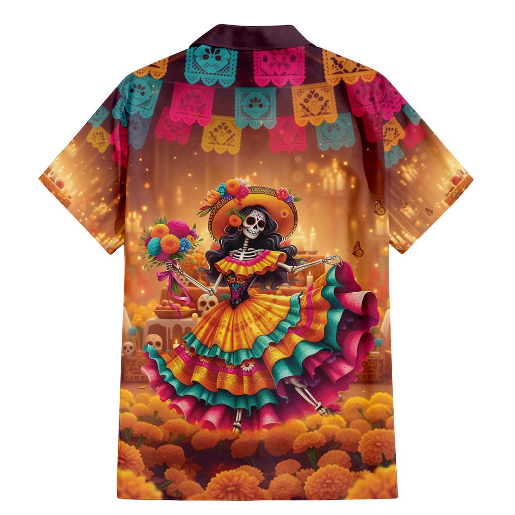 Mexico Day Of The Dead Family Matching Mermaid Dress and Hawaiian Shirt Día de los Muertos Catrina - Wonder Print Shop