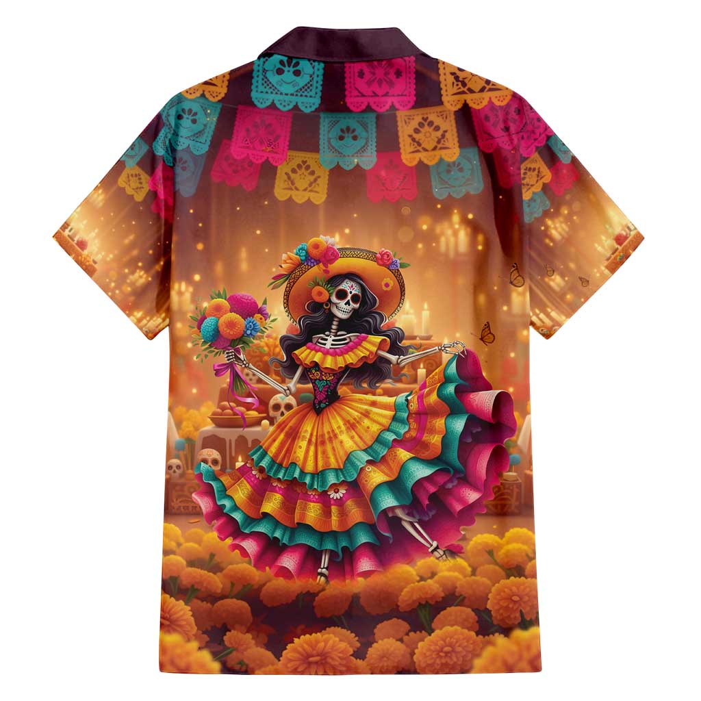 Mexico Day Of The Dead Family Matching Tank Maxi Dress and Hawaiian Shirt Día de los Muertos Catrina - Wonder Print Shop
