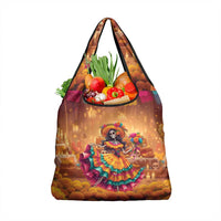 Mexico Day Of The Dead Grocery Bag Día de los Muertos Catrina - Wonder Print Shop
