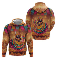Mexico Day Of The Dead Hoodie Día de los Muertos Catrina - Wonder Print Shop