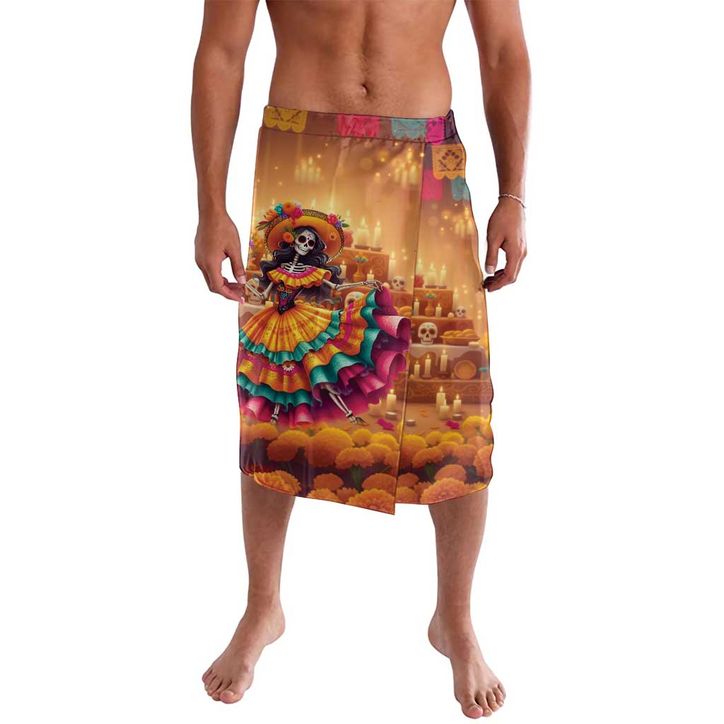 Mexico Day Of The Dead Lavalava Día de los Muertos Catrina - Wonder Print Shop