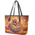 Mexico Day Of The Dead Leather Tote Bag Día de los Muertos Catrina - Wonder Print Shop