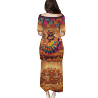 Mexico Day Of The Dead Puletasi Día de los Muertos Catrina - Wonder Print Shop