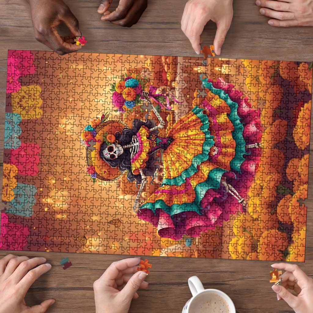 Mexico Day Of The Dead Puzzle Día de los Muertos Catrina - Wonder Print Shop