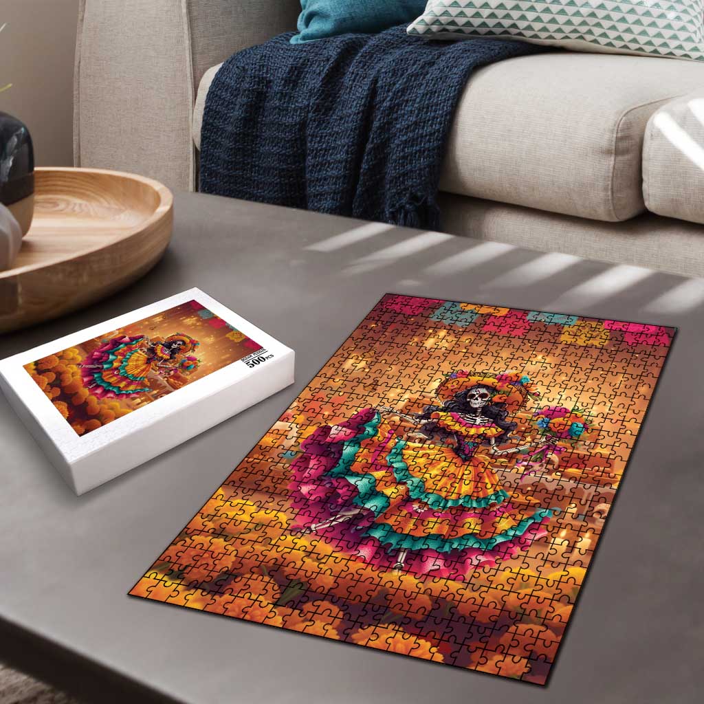 Mexico Day Of The Dead Puzzle Día de los Muertos Catrina - Wonder Print Shop