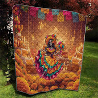 Mexico Day Of The Dead Quilt Día de los Muertos Catrina - Wonder Print Shop
