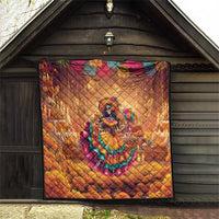 Mexico Day Of The Dead Quilt Día de los Muertos Catrina - Wonder Print Shop