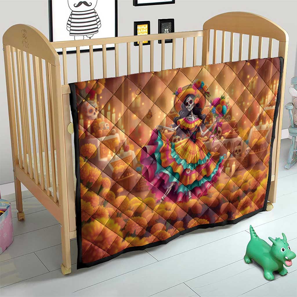 Mexico Day Of The Dead Quilt Día de los Muertos Catrina - Wonder Print Shop