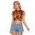 Mexico Day Of The Dead Raglan Cropped T Shirt Día de los Muertos Catrina - Wonder Print Shop