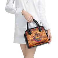 Mexico Day Of The Dead Shoulder Handbag Día de los Muertos Catrina - Wonder Print Shop