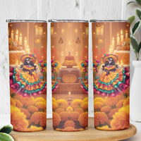 Mexico Day Of The Dead Skinny Tumbler Día de los Muertos Catrina - Wonder Print Shop