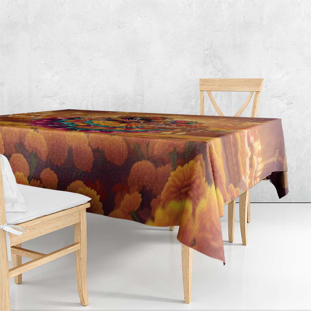 Mexico Day Of The Dead Tablecloth Día de los Muertos Catrina - Wonder Print Shop