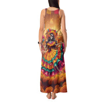 Mexico Day Of The Dead Tank Maxi Dress Día de los Muertos Catrina - Wonder Print Shop