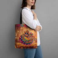 Mexico Day Of The Dead Tote Bag Día de los Muertos Catrina - Wonder Print Shop