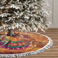 Mexico Day Of The Dead Tree Skirt Día de los Muertos Catrina - Wonder Print Shop
