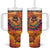 Mexico Day Of The Dead Tumbler With Handle Día de los Muertos Catrina - Wonder Print Shop
