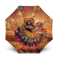 Mexico Day Of The Dead Umbrella Día de los Muertos Catrina - Wonder Print Shop