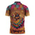 Mexico Day Of The Dead Zipper Polo Shirt Día de los Muertos Catrina - Wonder Print Shop