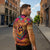 Mexico Day Of The Dead Zipper Polo Shirt Día de los Muertos Catrina - Wonder Print Shop