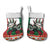 Mexico Christmas Stocking Cute Axolotl with Flag Style - Wonder Print Shop