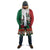 Mexico Christmas Cloak Cute Axolotl with Flag Style - Wonder Print Shop