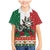 Mexico Christmas Family Matching Mermaid Dress and Hawaiian Shirt Cute Axolotl with Flag Style - Wonder Print Shop