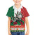 Mexico Christmas Family Matching Off The Shoulder Long Sleeve Dress and Hawaiian Shirt Cute Axolotl with Flag Style - Wonder Print Shop