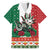 Mexico Christmas Family Matching Off Shoulder Maxi Dress and Hawaiian Shirt Cute Axolotl with Flag Style - Wonder Print Shop