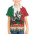 Mexico Christmas Family Matching Summer Maxi Dress and Hawaiian Shirt Cute Axolotl with Flag Style - Wonder Print Shop
