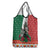 Mexico Christmas Grocery Bag Cute Axolotl with Flag Style - Wonder Print Shop