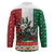 Mexico Christmas Hockey Jersey Cute Axolotl with Flag Style - Wonder Print Shop