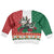 Mexico Christmas Kid Ugly Christmas Sweater Cute Axolotl with Flag Style - Wonder Print Shop