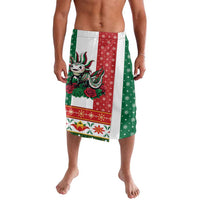 Mexico Christmas Lavalava Cute Axolotl with Flag Style - Wonder Print Shop