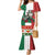 Mexico Christmas Mermaid Dress Cute Axolotl with Flag Style - Wonder Print Shop