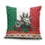 Mexico Christmas Pillow Cover Cute Axolotl with Flag Style - Wonder Print Shop