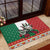 Mexico Christmas Rubber Doormat Cute Axolotl with Flag Style - Wonder Print Shop