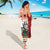 Mexico Christmas Sarong Cute Axolotl with Flag Style - Wonder Print Shop
