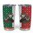 Mexico Christmas Tumbler Cup Cute Axolotl with Flag Style - Wonder Print Shop