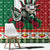 Mexico Christmas Window Curtain Cute Axolotl with Flag Style - Wonder Print Shop