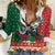 Mexico Christmas Women Casual Shirt Cute Axolotl with Flag Style - Wonder Print Shop