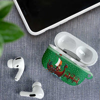 Ireland Viking Santa Christmas AirPods Case Funny Reindeer Norse Xmas - Wonder Print Shop