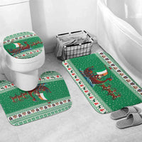 Ireland Viking Santa Christmas Bathroom Set Funny Reindeer Norse Xmas - Wonder Print Shop