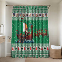 Ireland Viking Santa Christmas Bathroom Set Funny Reindeer Norse Xmas - Wonder Print Shop