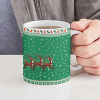 Ireland Viking Santa Christmas Ceramic Mug Funny Reindeer Norse Xmas - Wonder Print Shop