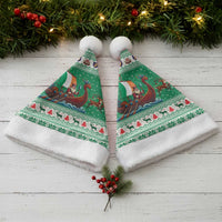 Ireland Viking Santa Christmas Santa Hat Funny Reindeer Norse Xmas - Wonder Print Shop